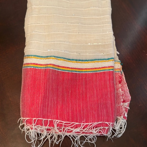 Ethiopian Accessories - Handmade woven cotton Ethiopian scarf/Netela